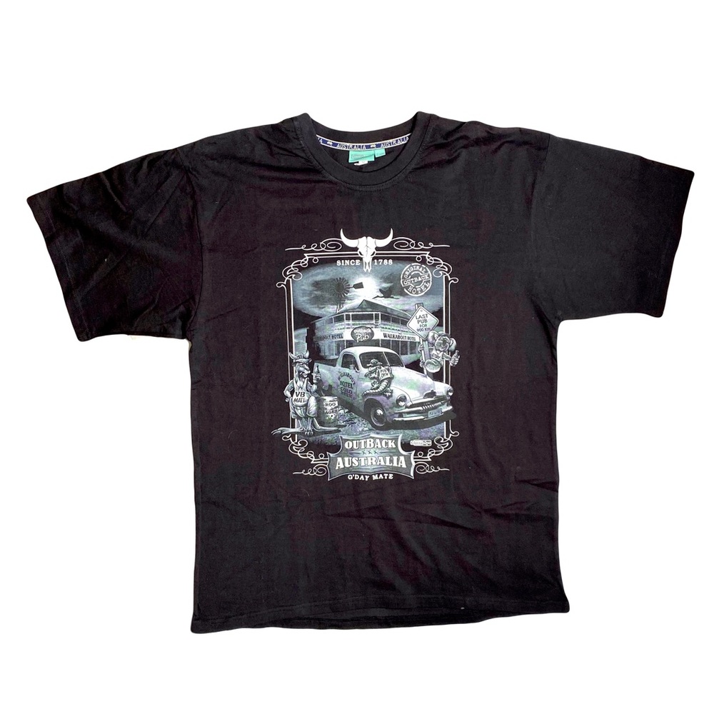 Australia Outback Pub Walkabout Hotel Truck G'day Mate T-Shirt